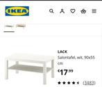 Te koop IKEA salontafel wit helemaal nieuw, Ophalen, Nieuw
