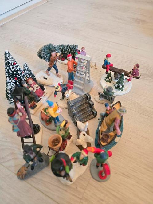 Partij van 70 Lemax figuren voor kerstdorp, Diversen, Kerst, Nieuw, Ophalen
