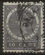 Suriname - kon. Wilhelmina 1904-1908 - 10 c, Verzenden, Gestempeld