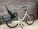 Moederfiets/GazelleBloom/53cm/Yeppkinderzitjes, Fietsen en Brommers, Fietsen | Dames | Moederfietsen, Ophalen, 2 zitjes, 53 tot 56 cm