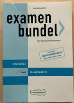 Examenbundel havo Geschiedenis 2021/2022, Ophalen of Verzenden, Zo goed als nieuw, HAVO, Geschiedenis