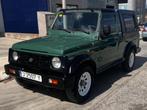 Suzuki Samurai cabrio,long wheel base,6 zitpl.,youngtimer, Auto's, Stof, Zwart, 4 cilinders, Samurai