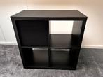 Zwarte Boekenkast met Opbergdoos, Ophalen, Minder dan 50 cm, Gebruikt, Minder dan 100 cm
