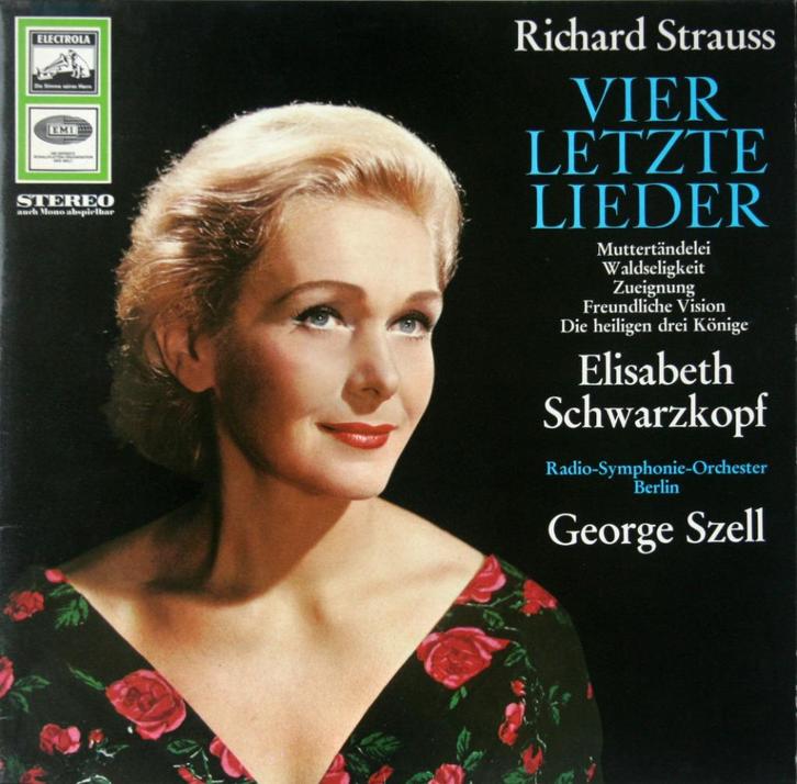 Strauss - 4 Letzte Lieder / 5 liederen - Schwarzkopf / Szell, Cd's en Dvd's, Vinyl | Klassiek, Zo goed als nieuw, Romantiek, Vocaal