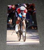 Foto 20x30 cm met handtekening; Bob Jungels - Wielrennen, Verzamelen, Nieuw, Overige sporten, Verzenden
