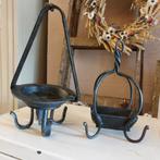 Mooie brocante mijnwerkershaak of mijnwerkers zeepbak, Antiek en Kunst, Ophalen of Verzenden