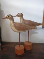 4 Houten Vogel Beelden, Ophalen of Verzenden