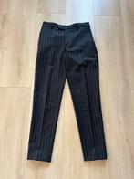 Sandro Pantalon krijtstreep donkerblauw maat small, Blauw, Ophalen of Verzenden, Sandro, Gedragen