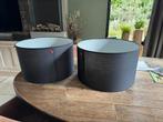 2 grote Zwarte Besselink Light Lampenkappen 50x30 cm, 25 tot 50 cm, Zwart, Modern strak, Rond