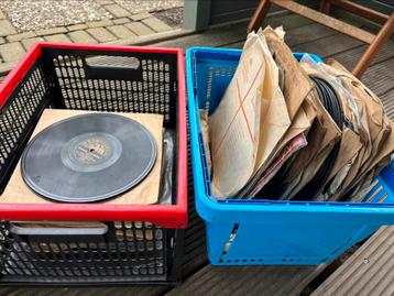 Schellak bakeliet platen lp’s beschikbaar voor biedingen