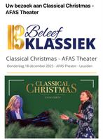 Kerstshow Classical Christmas AFAS Theater 2 p. 18 december, Twee personen, December