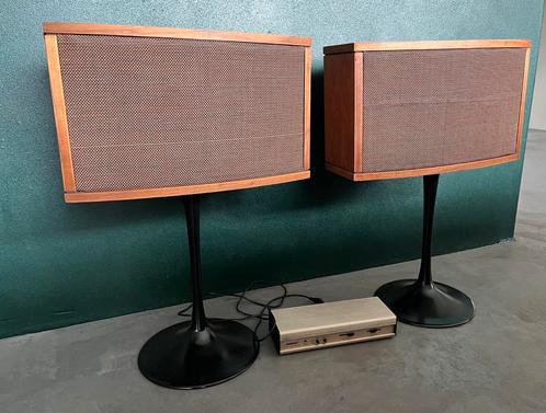 2 sets Bose 901 3/4 incl equalizer en trompetvoeten, Audio, Tv en Foto, Luidsprekers, Zo goed als nieuw, Front, Rear of Stereo speakers