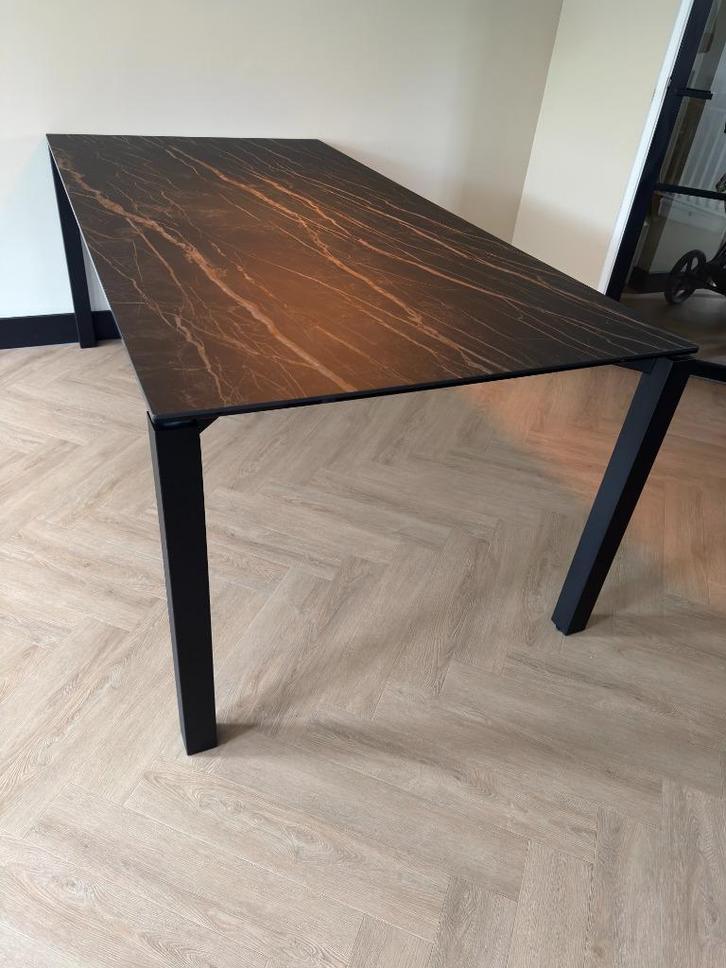 Eettafel Cipressen Goossens rechthoekig 200 x 100 cm, Huis en Inrichting, Tafels | Eettafels, Gebruikt, 100 tot 150 cm, 200 cm of meer