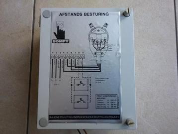 Somfy Afstandsbediening,  motorsturing motor sturing.  beschikbaar voor biedingen