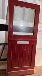 Maranti voordeur compleet, Doe-het-zelf en Verbouw, Ophalen, 80 tot 100 cm, Nieuw, Buitendeur