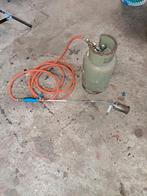 Onkruidbrander met lange slang en gasfles, Ophalen of Verzenden, Gebruikt, Onbekend