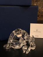 Nieuwstaat swarovski chimpansee met jong, Ophalen of Verzenden, Zo goed als nieuw, Figuurtje