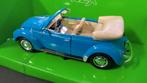 Volkswagen VW Beetle Kever Cabrio 1:24 Welly Nex Pol, Auto, Verzenden, ., Nieuw