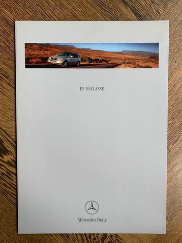 Folder, brochure Mercedes-Benz M-klasse W163 2000 nieuw! beschikbaar voor biedingen
