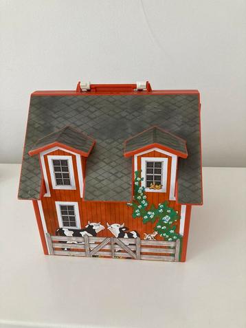  Playmobil huis ‘Boerderij’ speelhuisje voor playmobil beschikbaar voor biedingen
