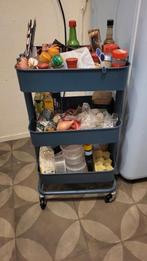 Leuke Ikea- trolley!, Ophalen, Gebruikt, Blauw, 50 tot 100 cm