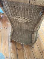 Vintage hoge rotan  stoelen (4 stuks)) evt voor in de tuin, Huis en Inrichting, Stoelen, Riet of Rotan, Twee, Zo goed als nieuw