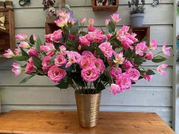 Nieuwe kunstbloemen tafelboeket roze boeket  beschikbaar voor biedingen