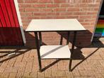 EMAILLE TAFEL 64 X 37 CM, Ophalen of Verzenden