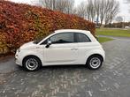 Fiat 500 1.2 69pk 2012 wit 80342km, Auto's, 1242 cc, 4 cilinders, 840 kg, Wit