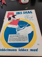 Paginagrote kleuren advertentie van Ibis Shag Dobbelmann, Ophalen of Verzenden, Zo goed als nieuw, Sigarenbandjes