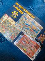 Jan van Haasteren 3x1000 stukjes drie puzzels, Ophalen of Verzenden, Zo goed als nieuw