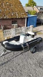 Excellent Rib 330 Rubberboot met 4pk Motor (incl. trailer), Watersport en Boten, Rubberboten, Gebruikt, Benzine, Minder dan 70 pk