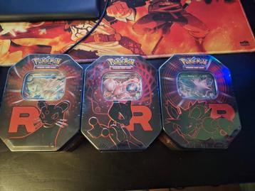 Volledige Pokemon Team Rocket Tin Set beschikbaar voor biedingen