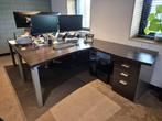 6 Bureau's en bijhorende kast, Huis en Inrichting, Bureaus, Ophalen, Gebruikt, Bureau