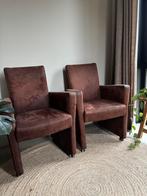2 suede stof fauteuils met kantelbare rugleuning, Huis en Inrichting, Fauteuils, Ophalen, Zo goed als nieuw, Stof, 50 tot 75 cm