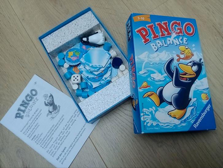 Spel: pingo balance. Goed voor fijne motoriek!, Hobby en Vrije tijd, Gezelschapsspellen | Bordspellen, Zo goed als nieuw, Een of twee spelers
