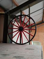 Oude wagenwiel in prima staat, Antiek en Kunst, Ophalen
