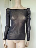 Save the Queen mesh top zwart maat S, Kleding | Dames, Tops, Zwart, Zo goed als nieuw, Lange mouw, Maat 36 (S)