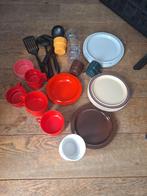 Vintage retro camping servies veelal Mepal, Ophalen, Gebruikt