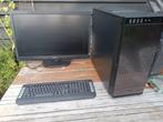 i7-3820 desktop pc met 27 inch scherm, Ophalen, Gebruikt
