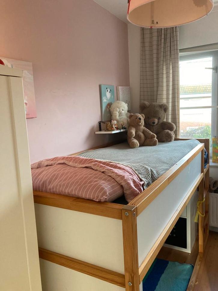 Hoogslaper en kast, Kinderen en Baby's, Kinderkamer | Stapelbedden en Hoogslapers, Gebruikt, Hoogslaper, Ophalen