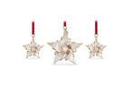 Swarovski kerst ster set 3-delig GOUD 2021, Verzamelen, Swarovski, Ophalen of Verzenden, Zo goed als nieuw, Figuurtje
