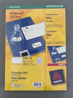 Avery Mini-etiketten L7651 100 vel 6500 Etiketten, Nieuw, Overige typen, Ophalen of Verzenden, Avery