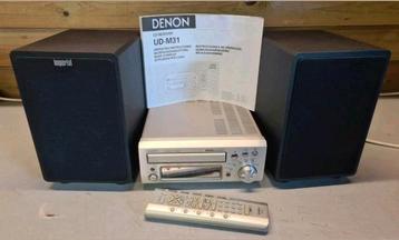 Denon ud-m31 cd receiver + imperial speakers + remote beschikbaar voor biedingen