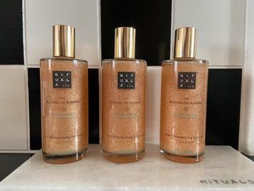 Rituals of karma glitterolie,sunprotection,bodycreme,deo beschikbaar voor biedingen