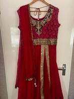 Rode Indiase Feestjurk, Kleding | Dames, Jurken, Maat 42/44 (L), Ophalen of Verzenden, Zo goed als nieuw, Rood