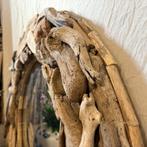 Spiegel - driftwood / drijfhout lijst - 100 cm - TTM Wonen, Huis en Inrichting, Woonaccessoires | Spiegels, Www.ttmwonen.nl, 100 tot 150 cm