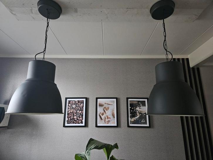 3 ikea ektorp lampen, hanglamp + staande lamp, Huis en Inrichting, Lampen | Hanglampen, 75 cm of meer, Ophalen