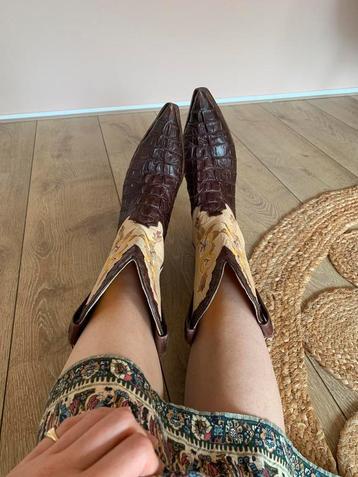 Buffalo cowboylaarzen 41 western boots flowerboots beschikbaar voor biedingen