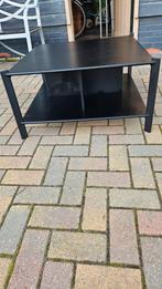 Zwarte ikea Salontafel Jattesta, Huis en Inrichting, Tafels | Salontafels, Ophalen, Gebruikt, 50 tot 100 cm, Vierkant